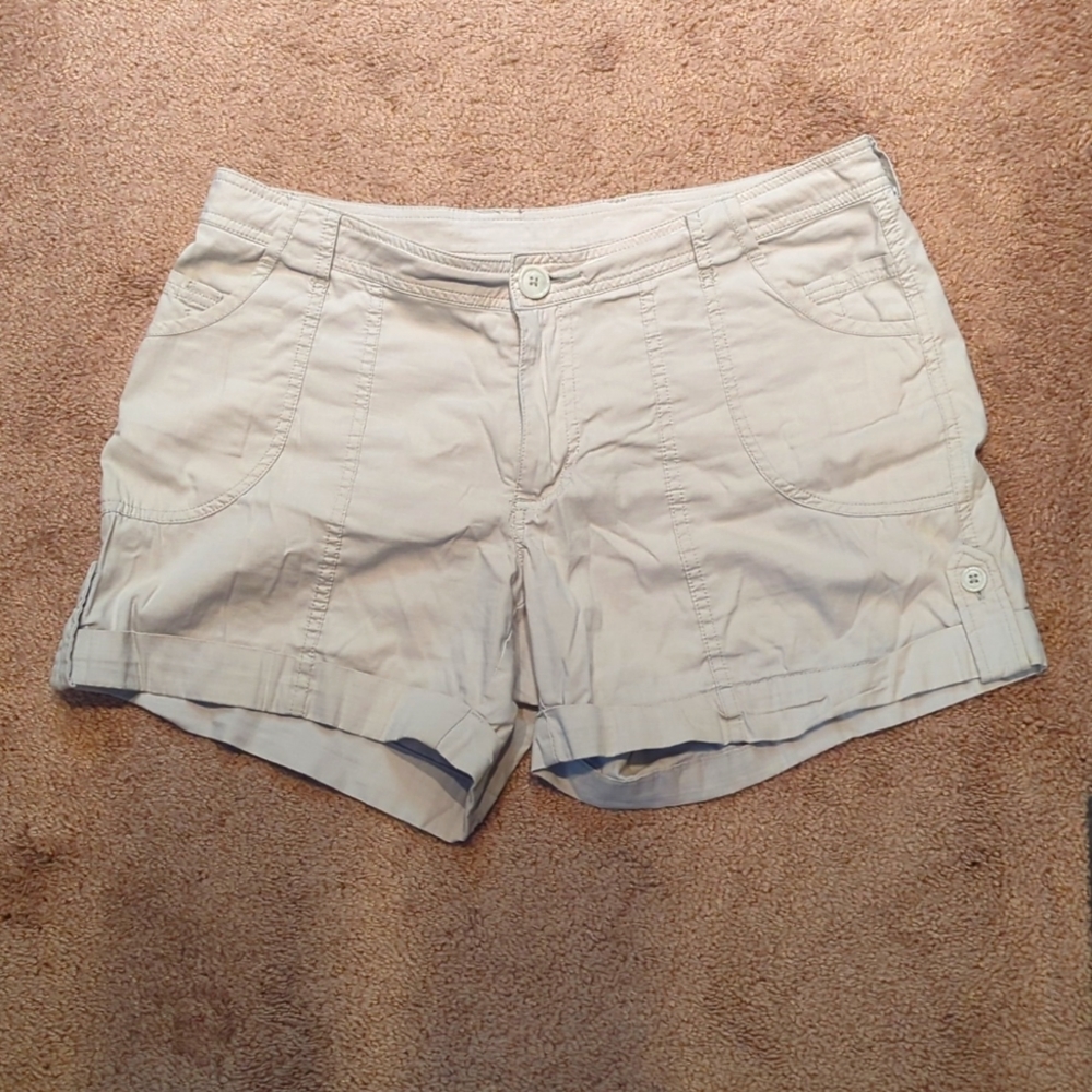 KOPPEN Womens Beige Polyester Stretch SIZE 10 Utility Outdoors Hiking